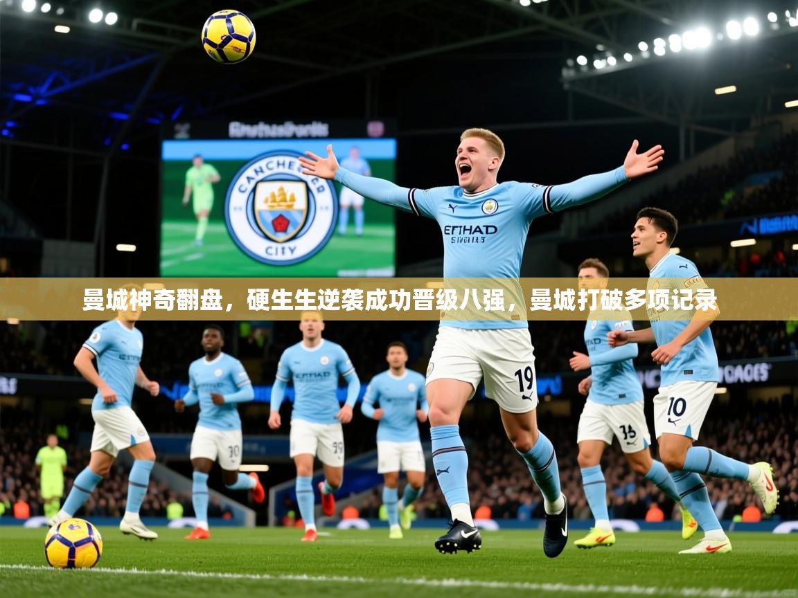 曼城神奇翻盘,硬生生逆袭成功晋级八强,曼城打破多项记录 第3张