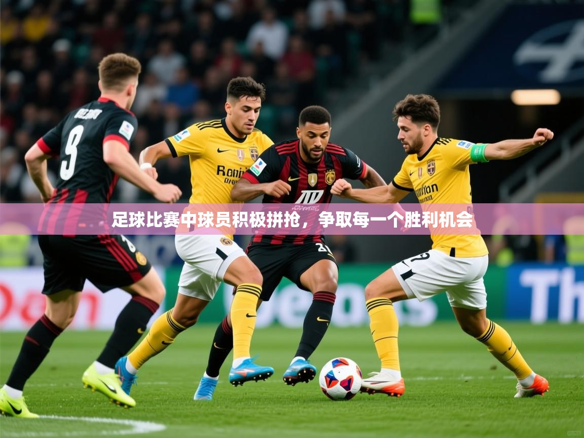 足球比赛中球员积极拼抢，争取每一个胜利机会  第2张