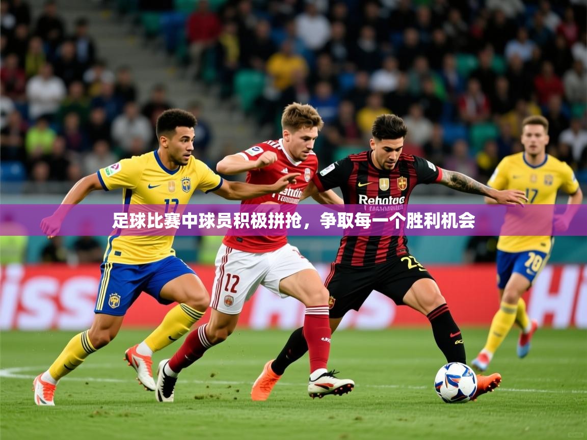 足球比赛中球员积极拼抢，争取每一个胜利机会  第3张