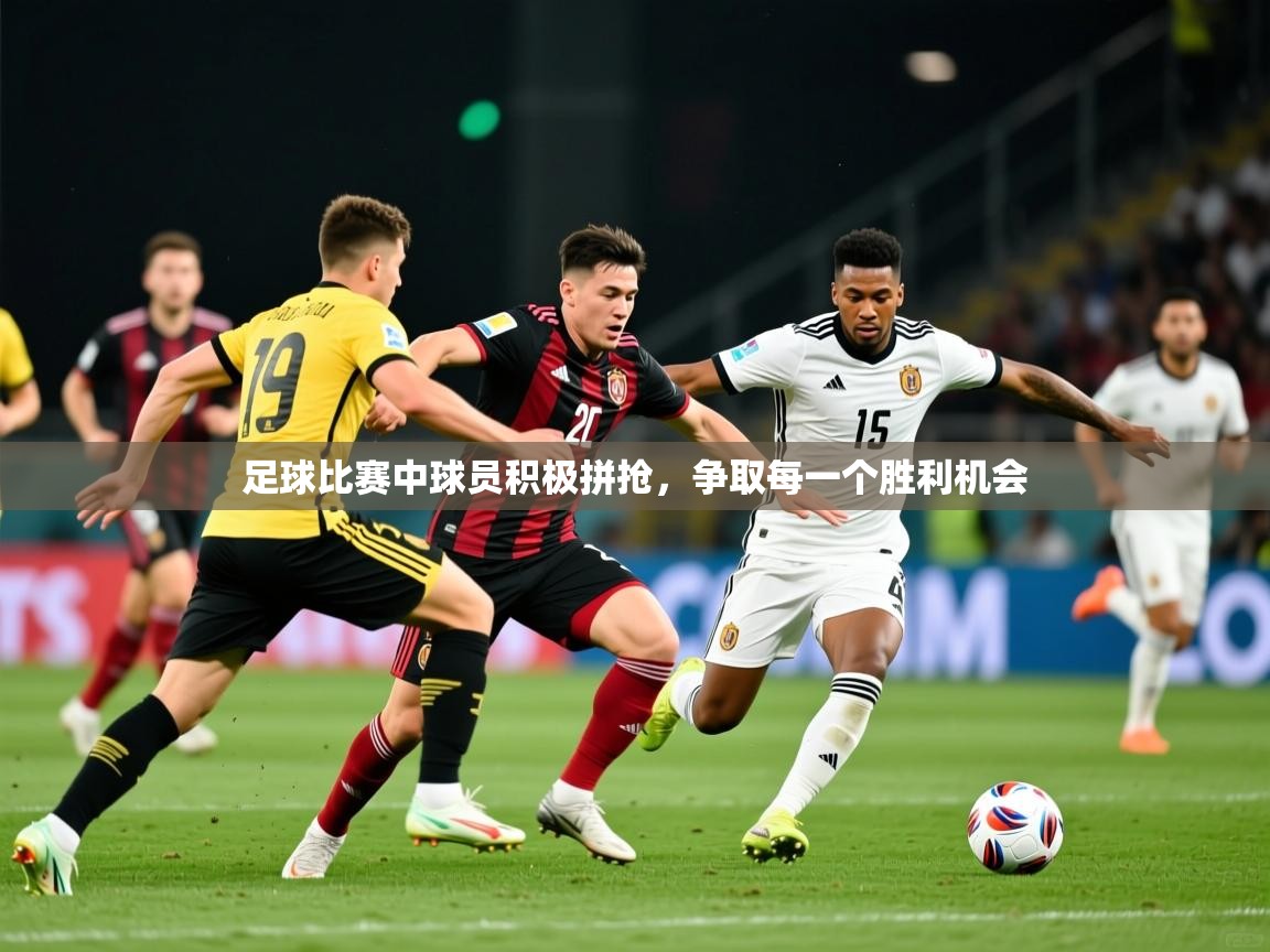 足球比赛中球员积极拼抢，争取每一个胜利机会  第4张